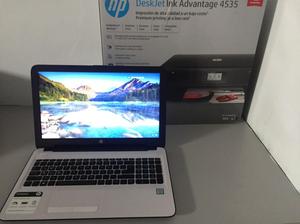 Hp Laptop 15, Intel I7, 4Gb Ram+Impresor