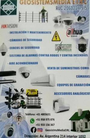 Instalacion de camaras de seguridad y cercados electricos