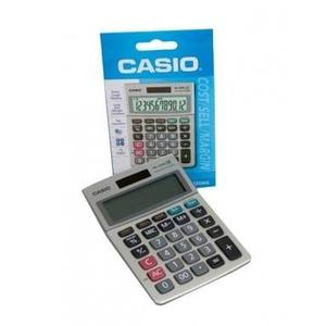 Calculadora Electrónica Casio Ms - 120ms Gris - 12 Dígitos