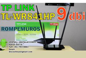 Nuevo Router Wifi Alta Potencia Rompemuros TpLink WR841HP