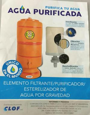 Remato Filtrante/purificador de Agua