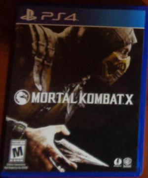 vendo Mortal kombat X para ps4