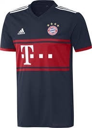 Camiseta Visitante Azul De Bayern Munich 