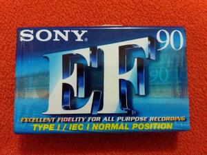 Cassette Sony Ef  Minutos Nuevo Sellado - 25 Soles