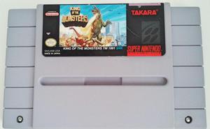 KING OF THE MONSTERS 1 snes super nintendo