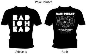Polos Radiohead En Lima, Tour . Para Hombre Y Mujer