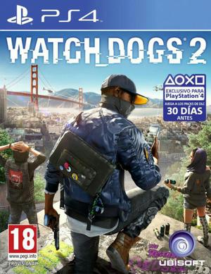 Watch Dogs 2 Ps4 Stock Sellado