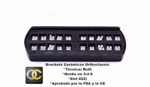 Brackets Estéticos Cerámicos Orthoclassic Slot 22 Hook