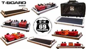 Pedalboard T-board 37x15cm (pedales,guitarra,bajo,marshall)