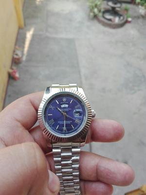 rolex daydate azul