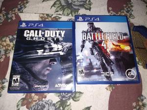 Call Of Duty Ghosts, Battlefield 4 Ps4