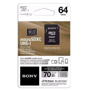 Sony Tarjeta Micro Sd 64gb Con Adaptador Sd Clase 10