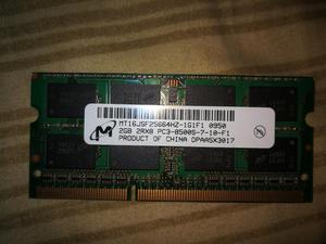 Memoria Ram 2gb para Laptop
