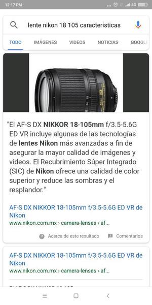 Vendo Mi Lente Nikon
