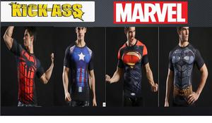 Camiseta Polo Compresion Avengers Infinity War Marvel DC