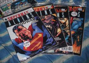 Comic Superman Aliens Godwar Edisur Coleccion Completa