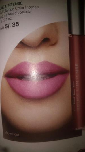 Labial Liquido de Color Intenso