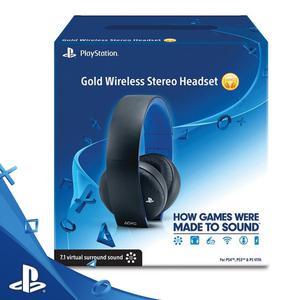 PLAYSTATION GOLD WIRELESS STEREO HEADSET