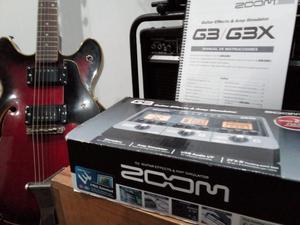ZOOM G3 Pedal de efectos simulador de amplis de guitarra