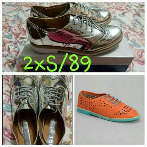 Zapatos Oxford Mujer