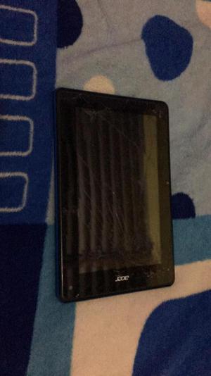 Vendo Tablet Acer con detalle