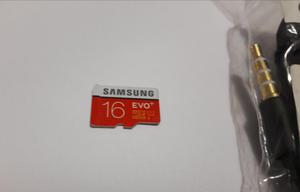 Memoria Samsung Evo Plus 16gb Audífonos