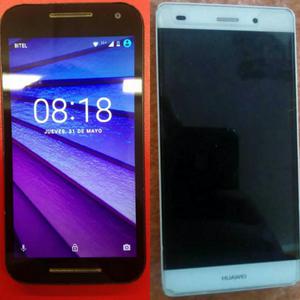 Motorola G3 Y Huawei P8 Lite