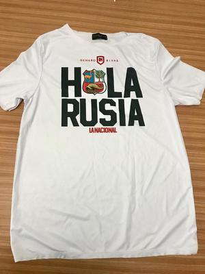 Polo Escudo Perú Mundial Hola Rusia S