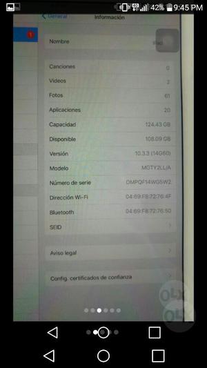 Vendo O Cambio iPad Air 2 de 128 Gb