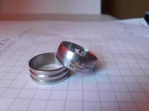 vendo estos anillos de acero para hombres