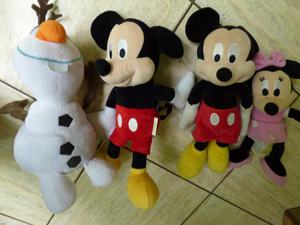 Mickey,minnie,original 4 peluches originales