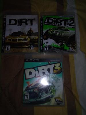 Juegos Ps3 Dirt 1 / Dirt 2 / Dirt 3