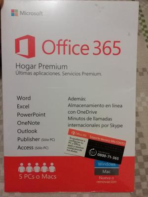 Licencia Office 365 Hogar Premium 5 Pc