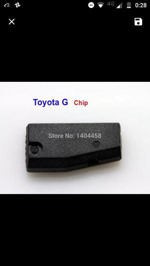 Llave Toyota/ Chip G