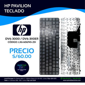 TECLADO HP PAVILION DV / DV / DVER