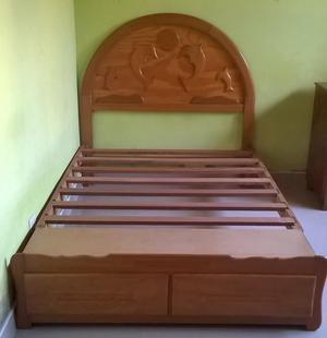 vendo cama de 2 plazas con sabanera en talara