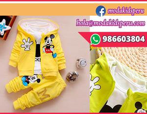 Conjunto de ropa de Mickey Mouse Moda Kids Perú