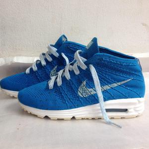 Zapatillas Nike Air Max 90 Lunar Flyknit Chukka Blue / White