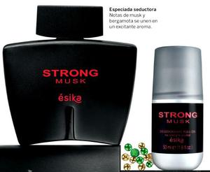 perfume y desodorante strong de esika