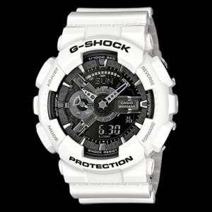 G Shock Ga110 Blanco Y Negro Reloj Casio