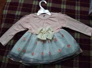 Vestido Rosado con Lazito