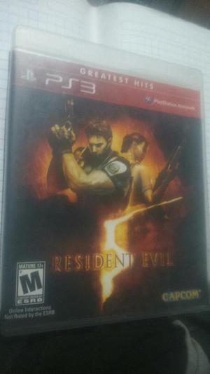 Juego Ps3 Resident Evil 5 a 30 Soles