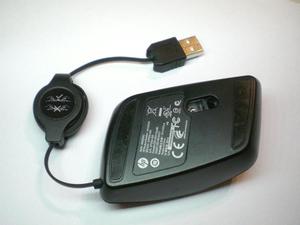 Mini Mouse Usb Negro Retratil Preto HP Original