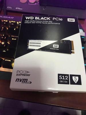 SSD M.2. Nvme Wester Digital Black de 512GB super veloz