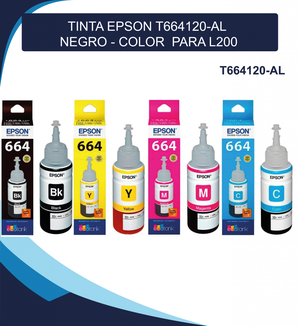 TINTA EPSON TAL COLORES PARA L200
