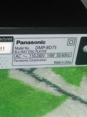 Vendo Bluray Panasonic Negro