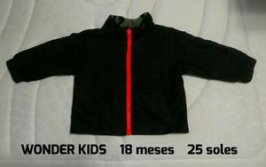 Casaca Doble Cara Marca Wonder Kids 18 M