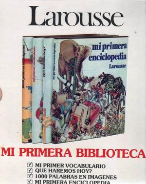 Mi Primera Biblioteca Larousse 4 Tomos