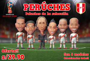Perúches Peluches Selección Peruana Perú Mundial Rusia