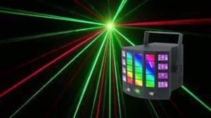 Derby Laser Cortadora Gobos 4 en 1 Dmx luces discoteca bar